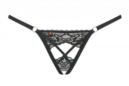 Bielizna-Meshlove stringi otwarte L/XL