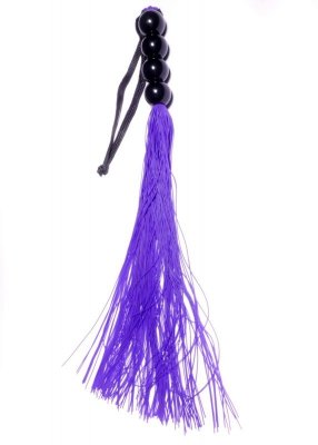 Silicone Whip Purple 14&quot; - Fetish Boss Series