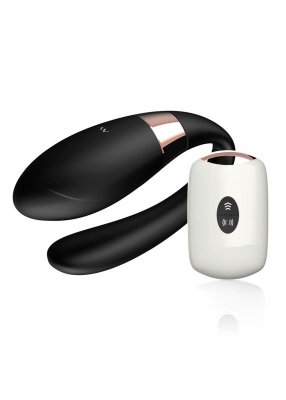 Wibrator dla Par Sex Masażer Sterowanie Pilotem Black USB 7 Funkcji