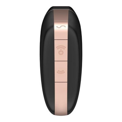 Wibrator - Love Triangle Air Pulse Stimulator + Vibration Black