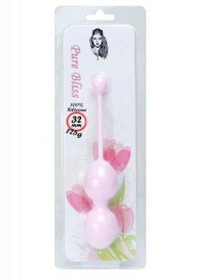 Silicone Kegel Balls 32mm 125g Pink - Boss Series