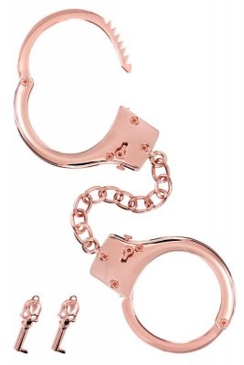 Menottes pour poignets en métal or rose