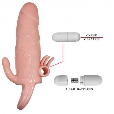BAILE - BRAVE MAN SKIN 6,69&quot; MULTI-SPEED vibration