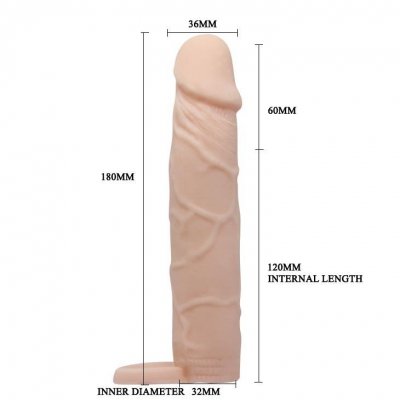 Przedłużka Penisa Realistyczna Sex Proteza Członka