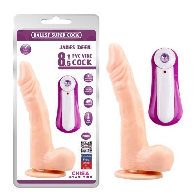JAMES DEEN 8.5&quot; Vibrating Dildo