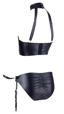 Open Bra and Briefs Bondage L