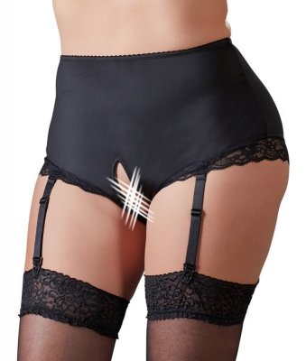 Majtki z paskami do pończoch Venus XXL
