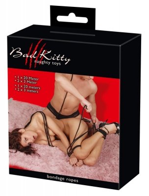 Liny do krepowania czarne Bad Kitty