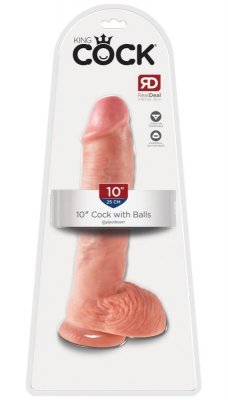 Dildo z przyssawką dł. 26 cm King Cock