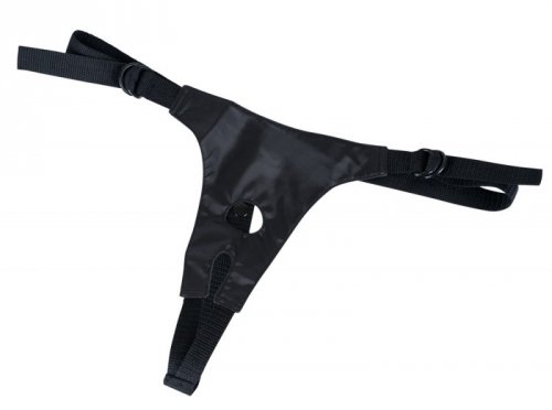 ZESTAW  STRAP-ON PROTEZA PENISA CZARNE DILDO 3 SZT