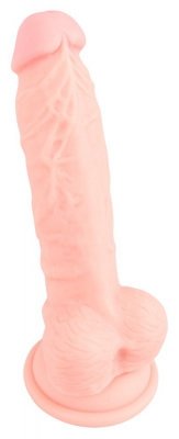 Dildo silikonowe medyczne z przyssawką 18 cm