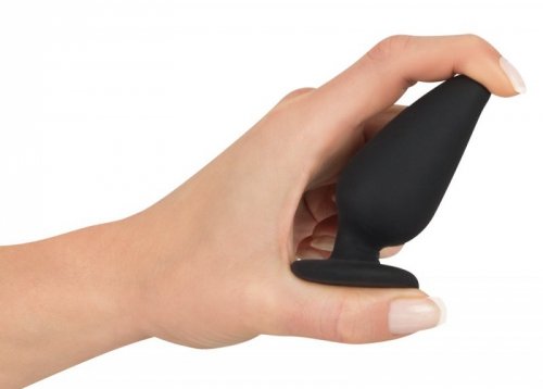 Korek analny silikonowy 8,9 cm Black Velvets