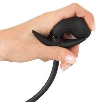 Korek analny silikonowy pompowany 8 cm