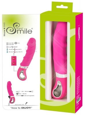 Wibrator silikonowy 22,8 cm Sweet Smile