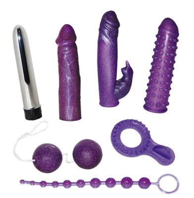 SEX ZESTAW EROTYCZNY DLA PAR WIBRATOR GADŻETY 7SZT
