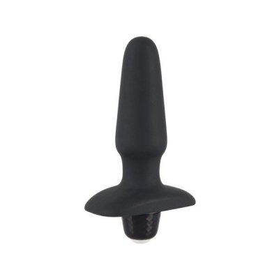 Korek analny silikonowy z wibracjami 10 cm Sweet Smile