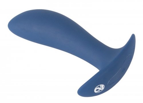 Korek analny silikonowy z wibracjami 12 cm