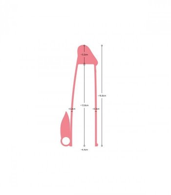 REALISTIC PENIS SHEATH S4 FLESH 20 CM W/ VIBRATION