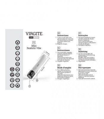 F2 FLUO SILICONE RECHARGEABLE VIBRATOR