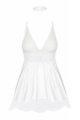 Eve chemise with mask white