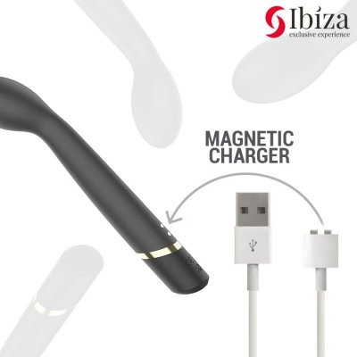 IBIZA - VIBRADOR PUNTO·G 10 VIBRACIONES RECARGABLE IBIZA - G-SPOT VIBRATOR 10 VIBRATIONS RECHARGEABLE