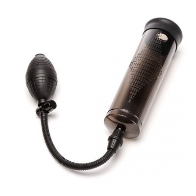 Pompka Próżniowa Do Powiększania Penisa Z Gruszką Duża Czarna