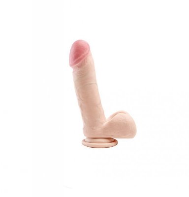 Simple Pleasure wibrator 7 trybów wibracji cyberskóra kolor cielisty 20 cm sterowany przewodowo