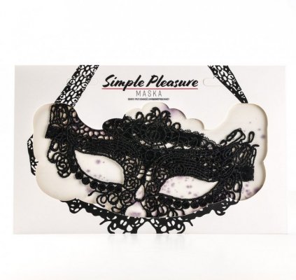 Maska Na Oczy Wenecka Czarna