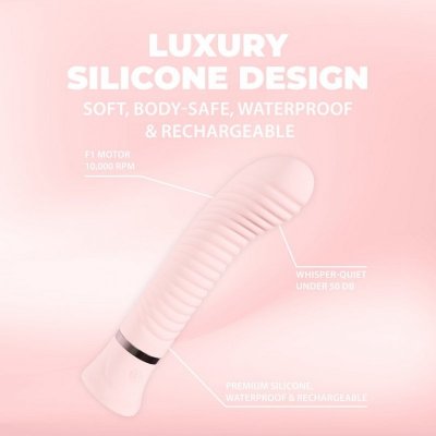 Divine - Ribbed G-spot Vibe - Pink