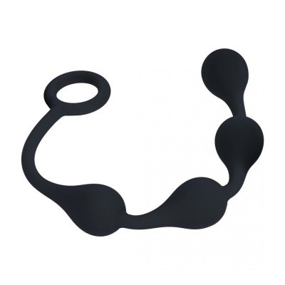 Waterdrop Silicone Anal Balls - S - 20mm - Black