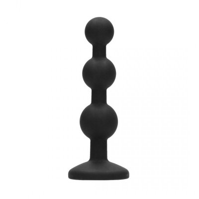 Silicone Beaded Diamond Butt Plug