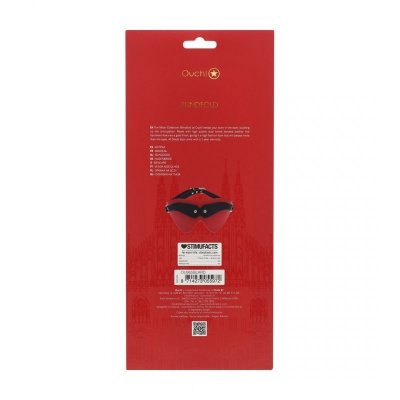 Milan Collection - Blindfold - Black/Red