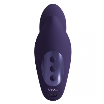 Yuki - Dual Motor G-Spot Vibrator with Massaging Beads - Purple