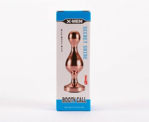 Korek analny Secret Shine Booty Call 11cm X-MEN