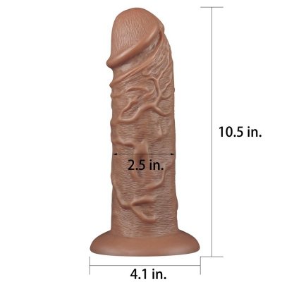 Ogromne Masywne Dildo Żylaste z przyssawką Chubby 27cm