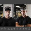 Opaska sportowa na głowę do biegania ćwiczeń fitness różowa