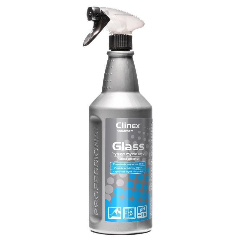 Profesjonalny płyn do mycia szyb luster szkła bez smug i zacieków CLINEX Glass 1L