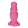 Dildo korek analny z wypustkami na przyssawce 15 cm