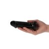 Dildo analne korek na przyssawce czarny 10 cm