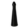Stożkowe prążkowane dildo analne stymulator odbytu 25,4 cm
