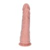Podwójne realistyczne dildo waginalno analne na przyssawce