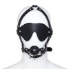 Mocna maska na oczy z kneblem Sado-Maso Harness