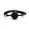 Knebel Ball Gag + Block (nero)
