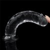 Naturalny penis dildo na przyssawce clear Lovetoy 17,8 cm