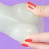 Świecący w ciemności dildo penis niebieski Lovetoy 21,5 cm