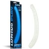 Dwustronne podwójne dildo świecące w ciemności 37 cm