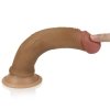 Dwuwarstwowe realistyczne dildo na przyssawce 17,5 cm