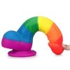 Kolorowy tęczowy dildo penis Lovetoy lgbt 20 cm