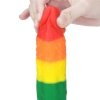 Kolorowy tęczowy dildo penis Lovetoy lgbt 20 cm
