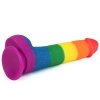 Kolorowy tęczowy dildo penis Lovetoy lgbt 23 cm